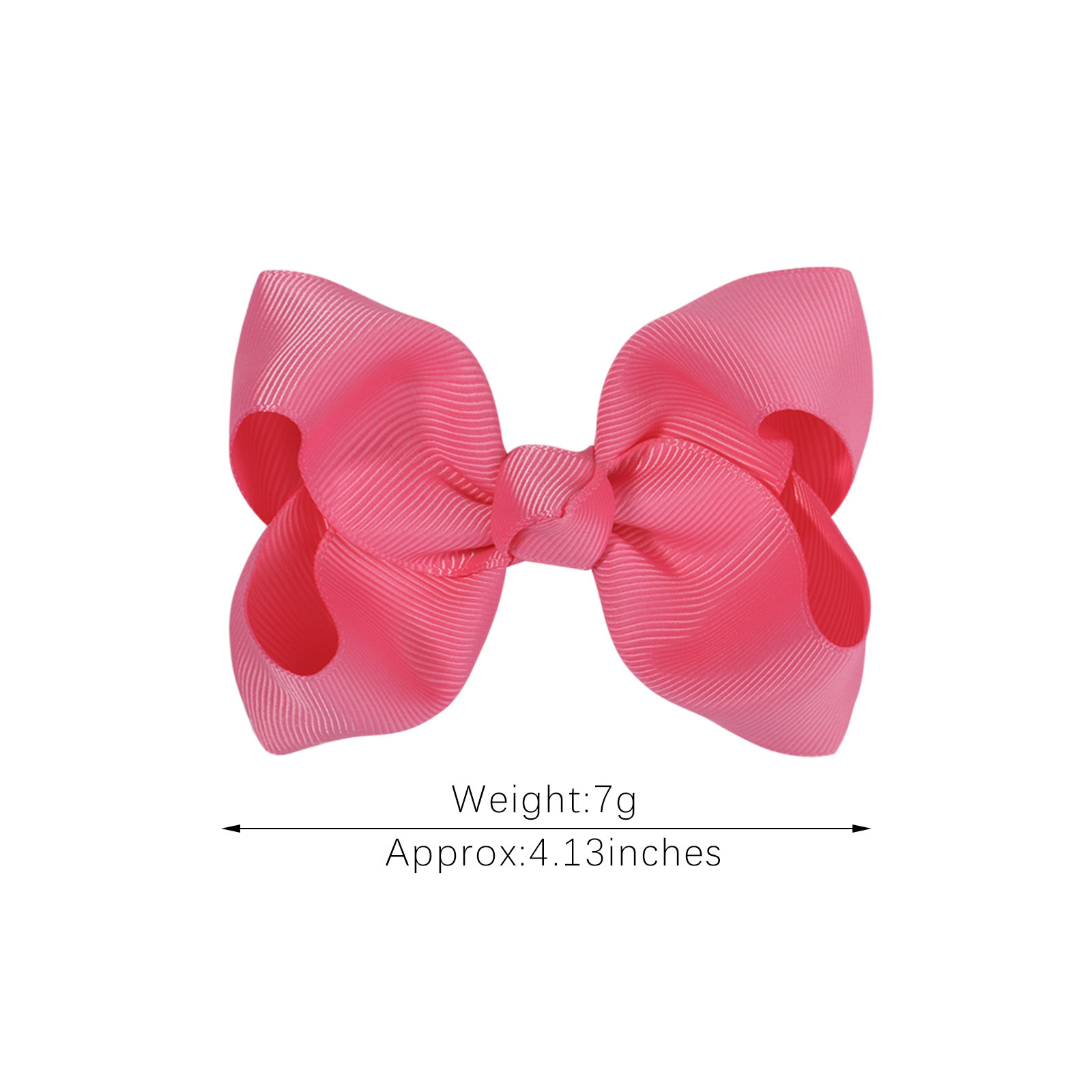 Fashion Bow Knot Polyester Rib Hair Clip display picture 2