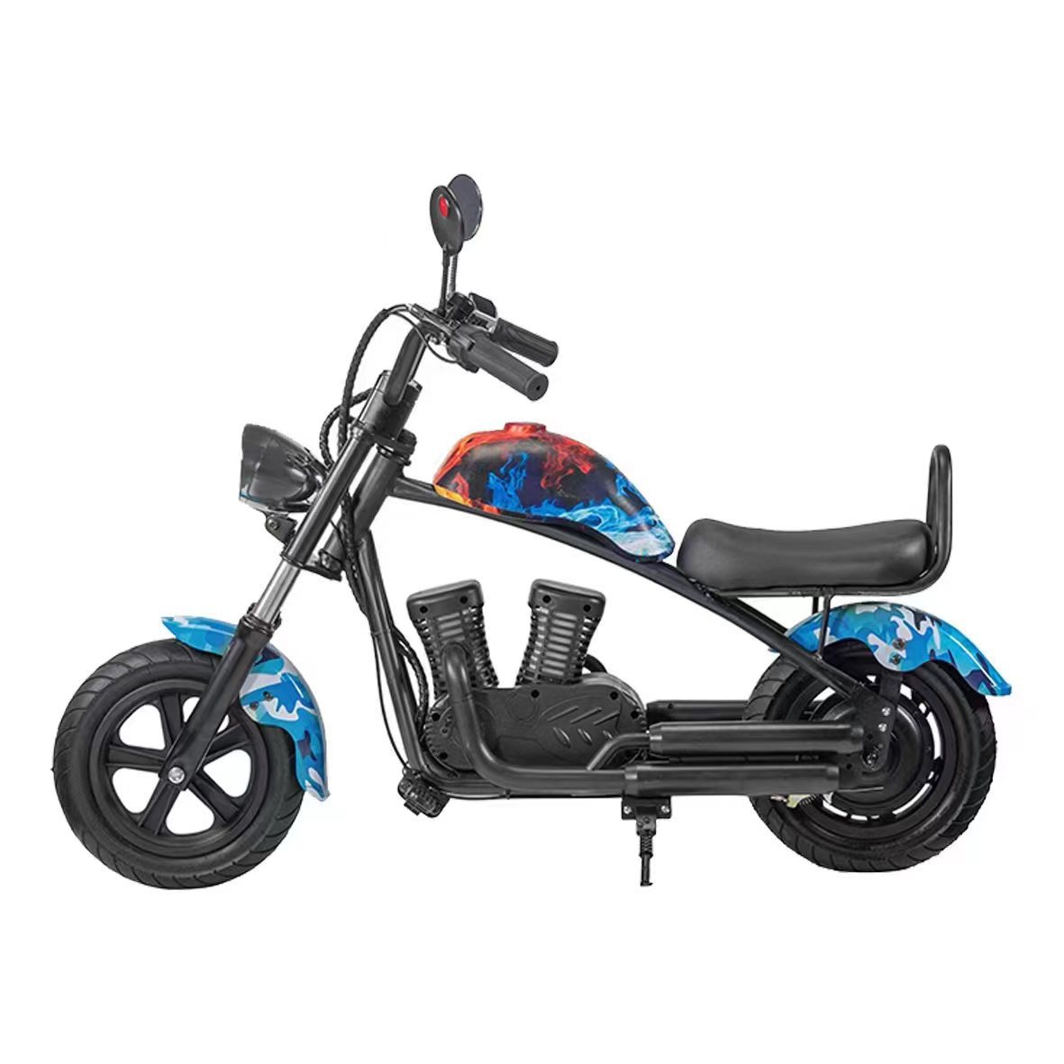 Cross-Border Hot-Selling Small Harley-Style Scooter, Small Electric Scooter, Mobility Scooter, Children's Retro Motorcycle, Children's Electric Scooter, Small Leisure Vehicle