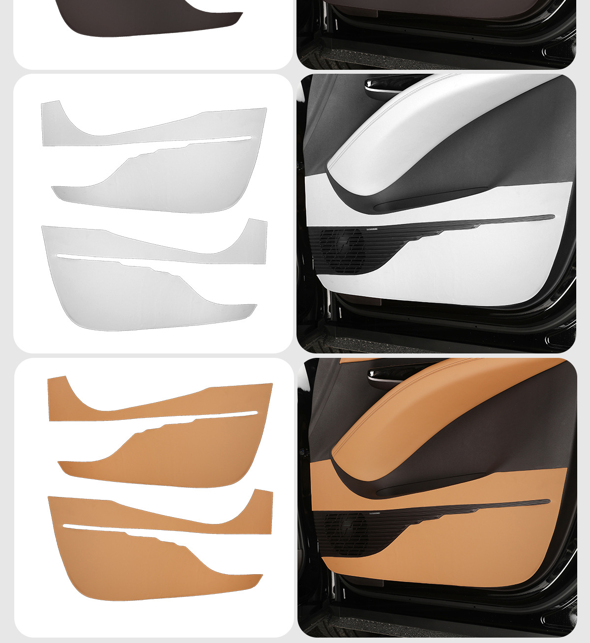 Anti-Kick Leather Pad For Denza D9 Trunk Door
