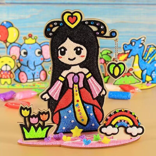 3D���wľ��ѩ���஋�����஋���ֹ�ճ����ɫ������DIY��������