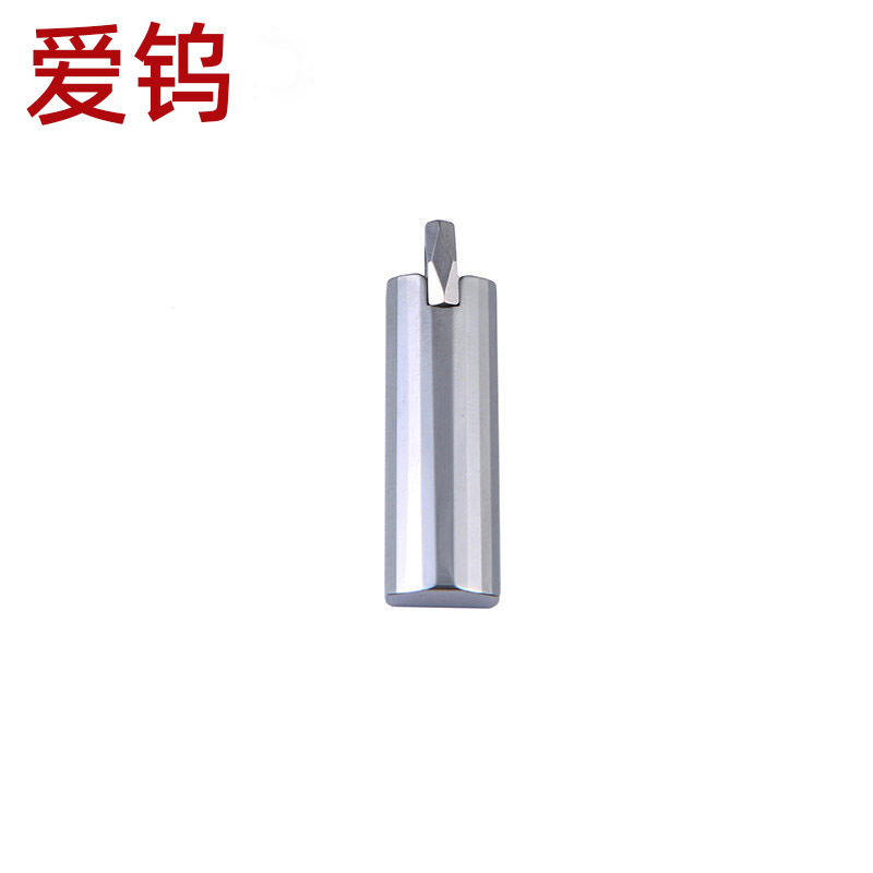 Glossy Tungsten Steel Square Pendant, Men's Hip-Hop Style Pendant, Cross-Border E-Commerce Hot-Selling Necklace Accessories Wholesale
