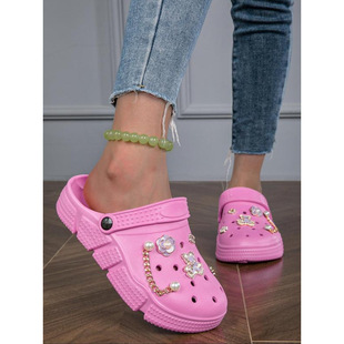 A 43713 Elevated Two-way Clog Sandals ���ߺ�׃ɴ�����Ь