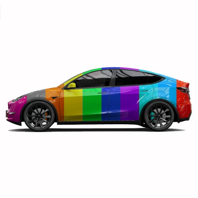 Gray Tpu Colorful Car Cover, Car paint protective film