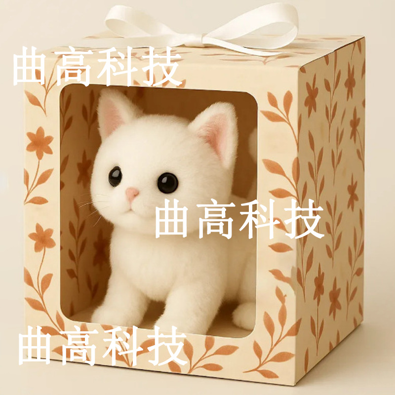 꽃상자-흰고양이