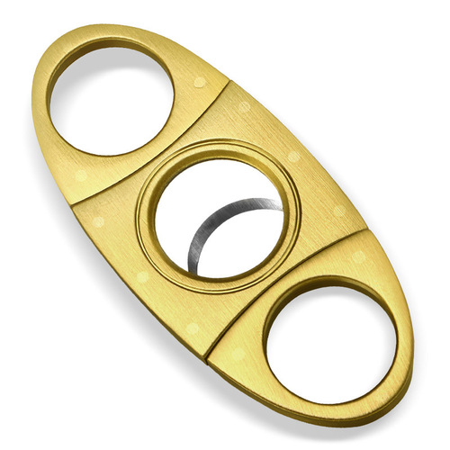 Wholesale factory stainless steel cigar cutter, Cuba cigar knife, minimalist cigar scissors, Shuanglóng cigar cutter