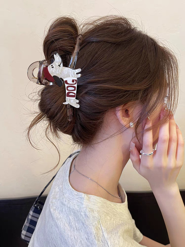 キュートで面白いミッキーパームグリッパー立体ぬいぐるみヘアクリップサメクリップ楽しい小さなハンドヘアクリップヘアアクセサリー|undefined