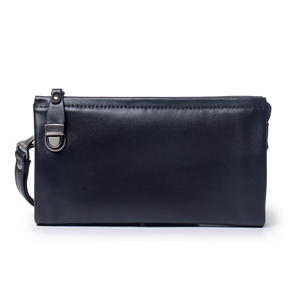 Маленькая трендовая clutch-сумка, кожаная сумка с ручкой и молнией, натуральная кожа, бычья кожа