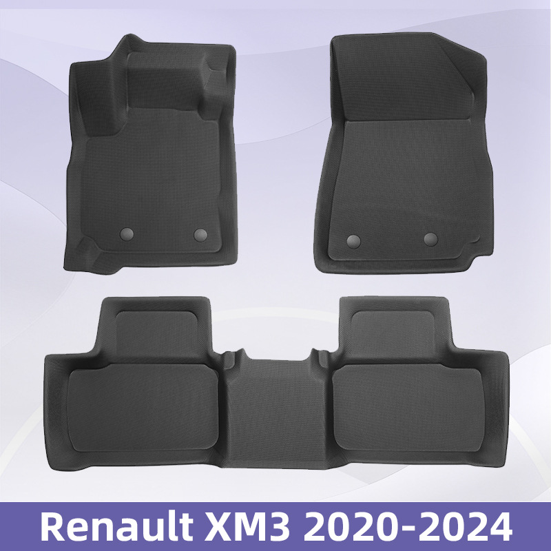 Para Renault XM3 2020 - 2024 3D para todo el tiempo XPE almohadilla para los pies Cojín del maletero