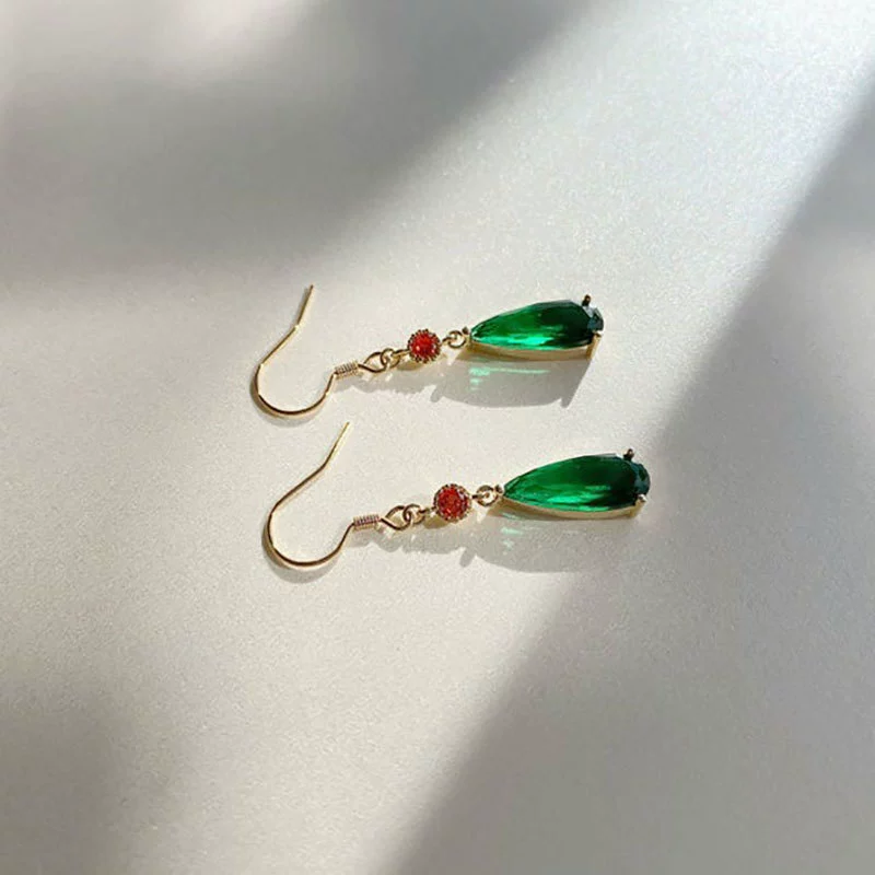 (Cross-border trading), accessory emerald, earrings, ear clips, wish