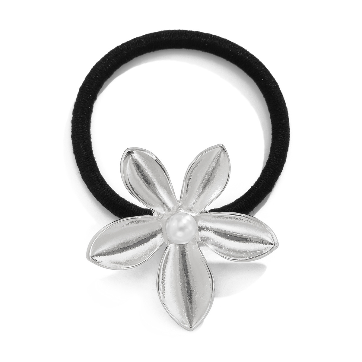 Women's Gender Women's Basic Flower Imitation Pearl Alloy Hair Tie