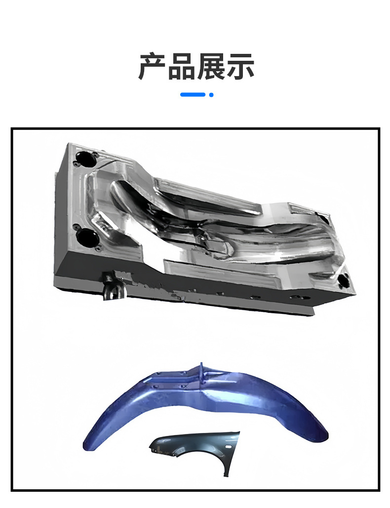 Automobile Fender Parts Mold Development Plastic Parts Injection Molding Injection Molding Manufacturing Factory in stock