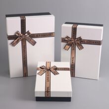 大号金葱礼品盒精美生日礼物盒十字结丝带蝴蝶结包装盒整件批发