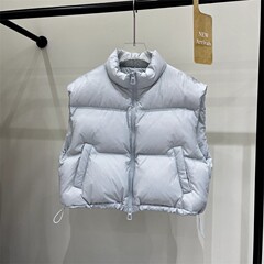 加厚棉服马甲女短款2025新款多色小个子马甲时尚坎肩外套百搭显瘦