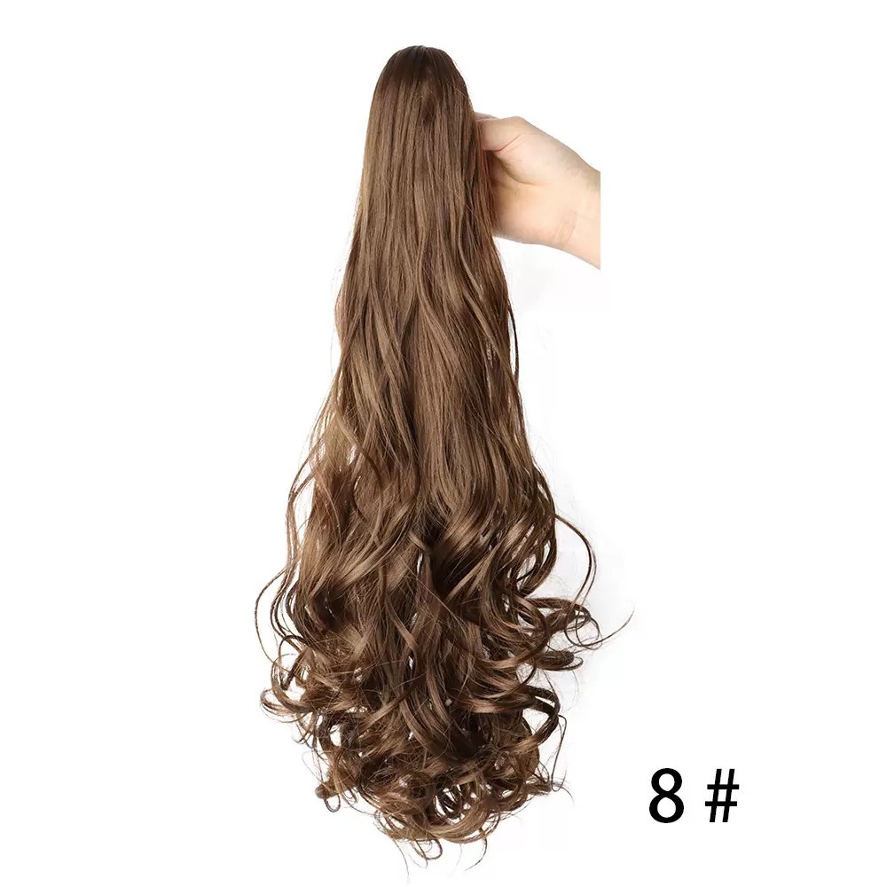 Cauda de caballo, cabello rizado largo, gran onda, garra rizada, cola de caballo, cabello de caballo, pelucón de cabeza alta, cola de caballo