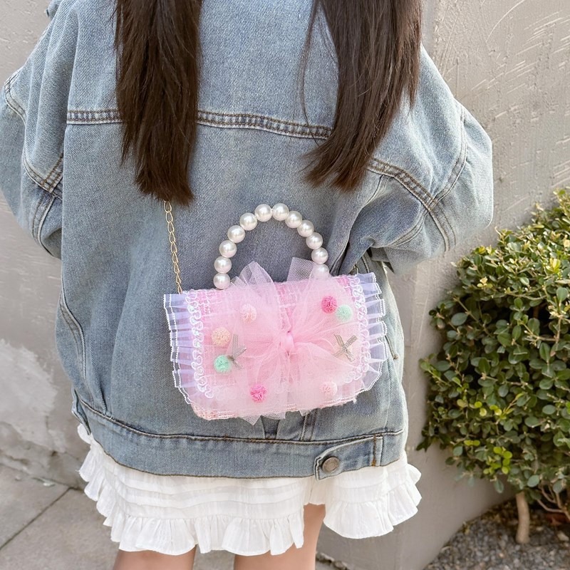 Bolsos infantiles de mujeres lindas niñas 2024 nueva moda niña princesa bolsos bolsos bolsos bolsos pequeños