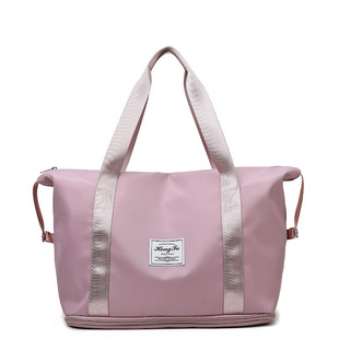 Fashionable Short-Distance Portable Travel Bag, Travel Bag, Large-Capacity Storage Bag, Shoulder Bag, Women's Sports Yoga Fitness Bag