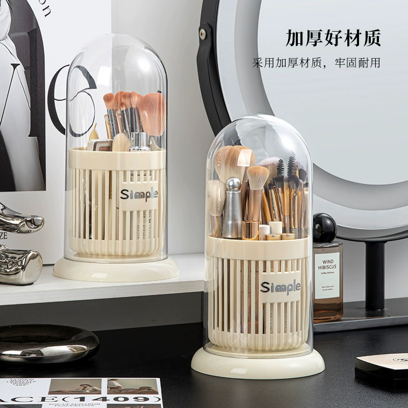 Многофункциональный студент с крышкой для ручки прозрачная визуальная настольная кисть для макияжа