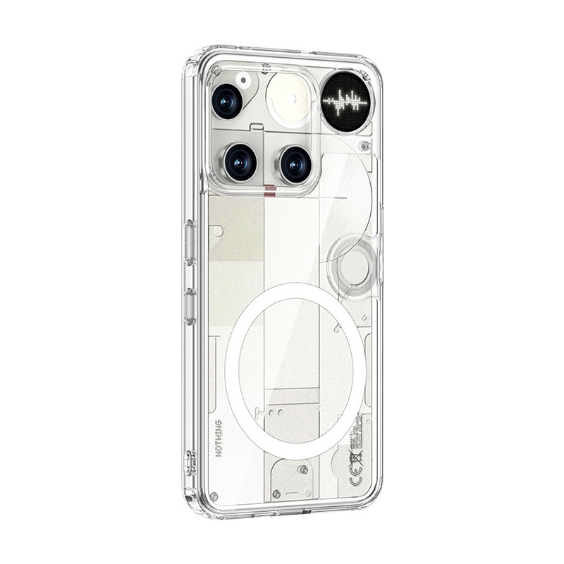 适用Nothing3手机壳护甲冰晶磨砂磁吸肤感NothingPhone3手机壳|undefined
