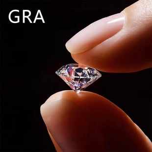 Tiktok Xiaohongshu Live Sale of Moissanite Loose Stones, De Color Round Eight-Pointed Star Stones, Loose Diamonds, Direct Sales from Manufacturer, Cross-Border Imitation Fire Color