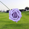 8cm foam PE simulation rose with pole and docked fake flower wedding wedding candy box accessories DIY hand holding flowers