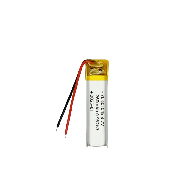 601045/260mAh 배터리(보호 보드 콘센트 포함)