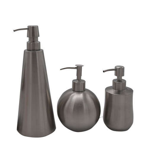 BB4C wholesale home club multi-capacity stainless steel lotion bottle hand sanitizer bottle soap liquid bottle manual dispenser