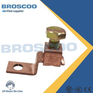 Special-Shaped Wire Clamp Bolt Wire Clamp Grounding Rod Manufacturer Direct Sales Copper Wire Clamp 90 Degree Bending Wire Clamp Power Fittings