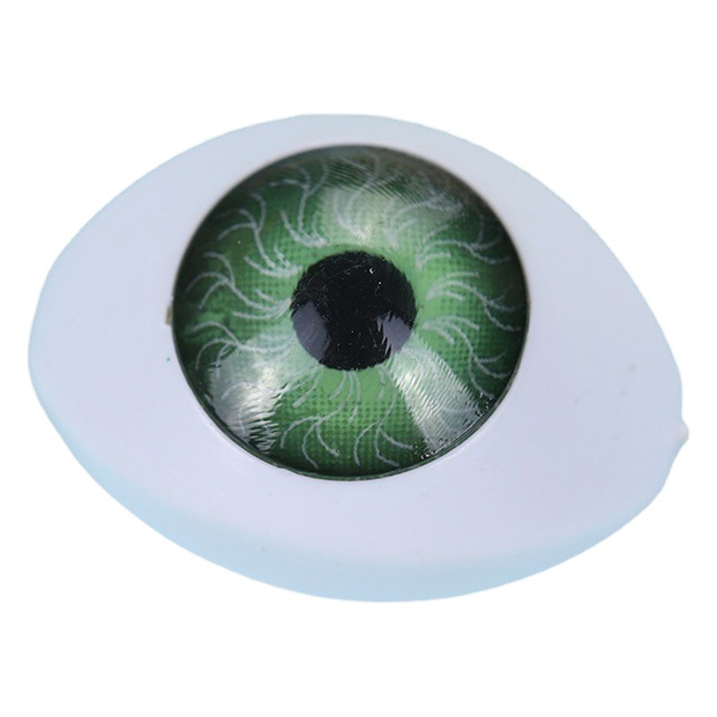 Simulación acrílico ojos Kool hojas luoli ojos DIY Halloween teléfono móvil Shell material 16x23MM