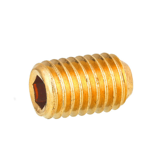 [m2m2.5m3m4m5m6m8m10] H62 copper concave end tightening headless screw positioning screw machine meter bolt