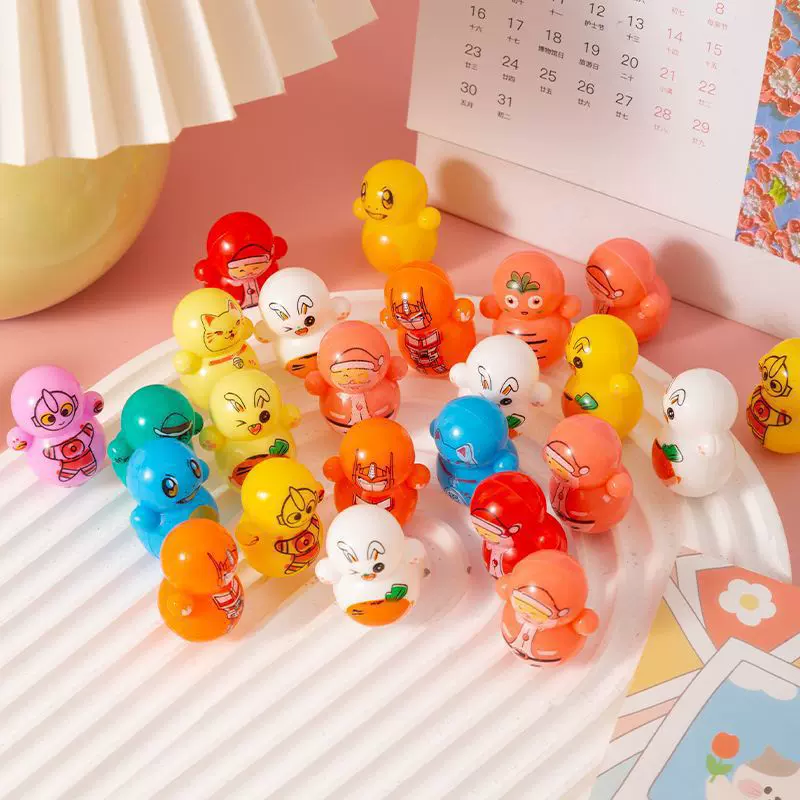 新款卡通迷你不倒翁儿童卡通玩具学生抖音同款摇卡通迷你不倒翁