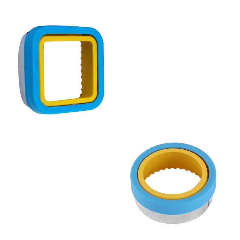 Amazon 1 / 2 / 6 piezas de acero inoxidable corte de sándwich DIY sellado de bordes de corte de sándwich tostada molde