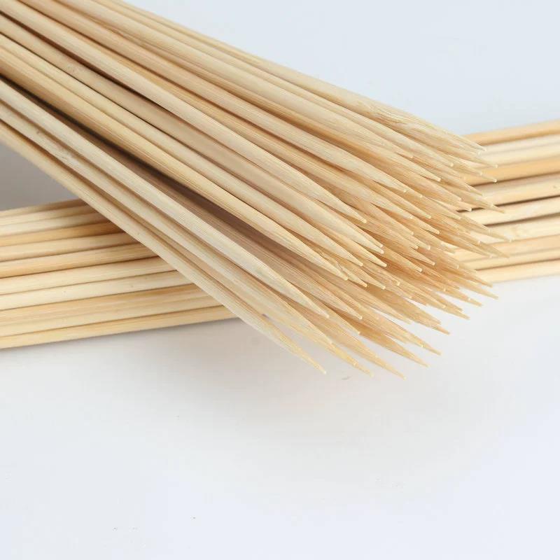 Wholesale factory-packaged disposable bamboo skewers for snacks, such as hot pot, lamb, beef, spicy hot pot, barbecue skewers