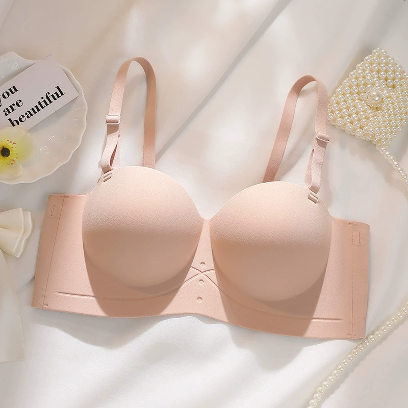Wireless Push-Up Bra (Bonas) — Thin Straps & Strapless Option, Summer Light Support