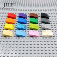 国产积木小颗粒 24309积木2x3 弧形砖玩具配件零件拼装拼插