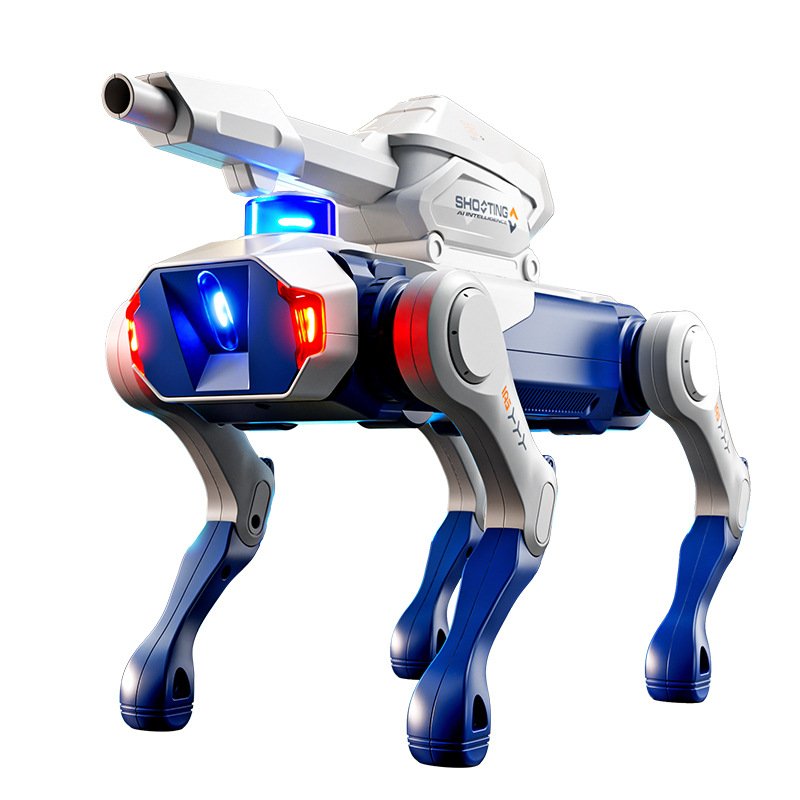 robot inteligente de control remoto perro con brazo robótico función de rebote juguete de programación