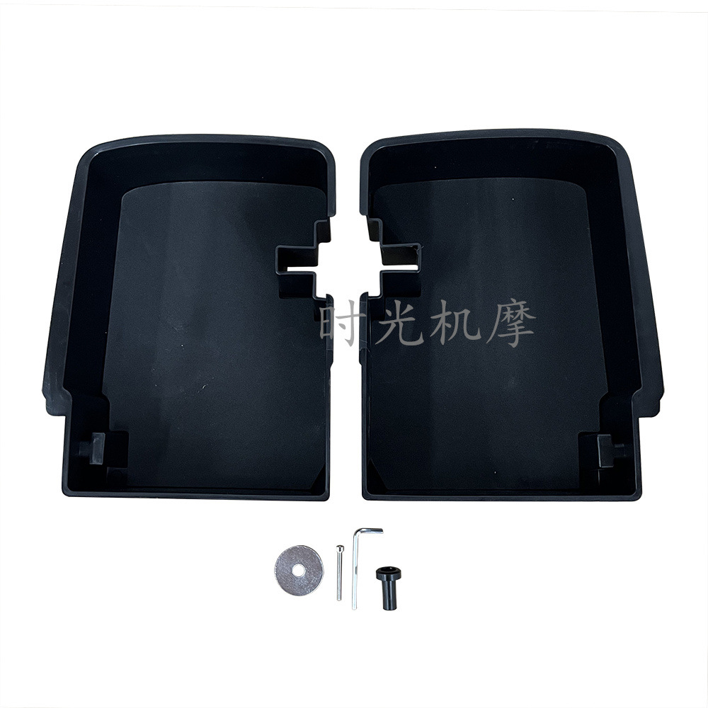 Suitable for Harley Avenue Highway Glide Road King Modified Side Box Storage Box Toolbox Side Box Partition 14-23