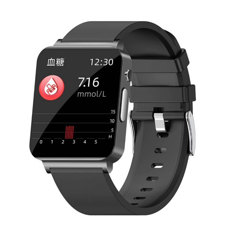 Ks03 Smart Watch Non-Invasive Blood Sugar Ecg Electrocardiogram Blood Pressure Blood Oxygen Body Temperature Monitoring Smart Watch Manufacturer