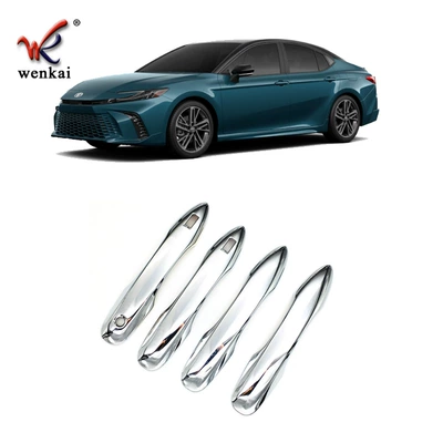 Suitable for Toyota 24 Camry modified exterior door handle trim nine-generation Camry special handle cover (Other Automotive Exterior Supplies) - electroplated-mirror