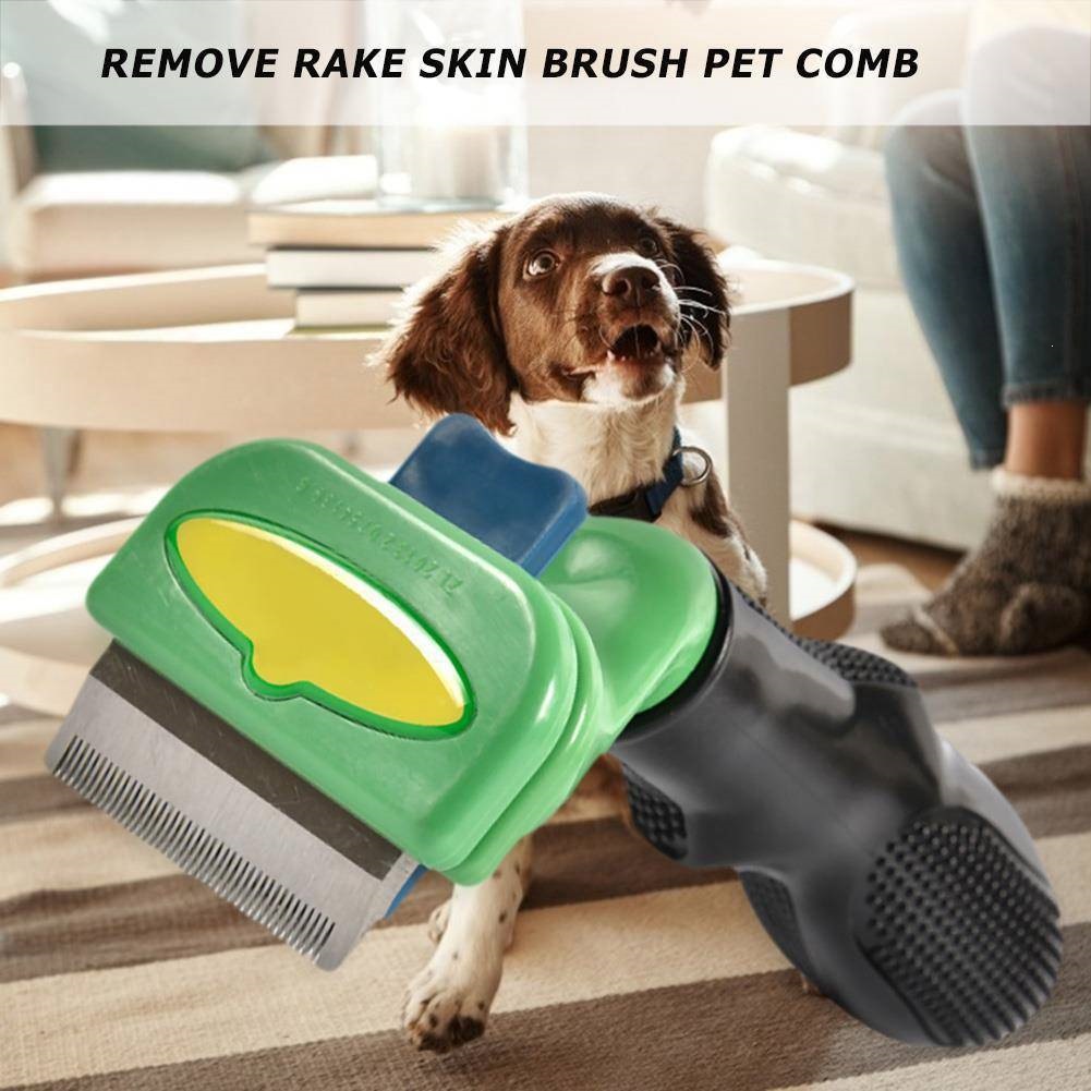 Pet Dog Cat Hair Removal Brush Trimmer Comb Shedding Rake
