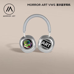 MORRORART VWS X1头戴式无线蓝牙显示耳机 主动降噪 灵动触控屏