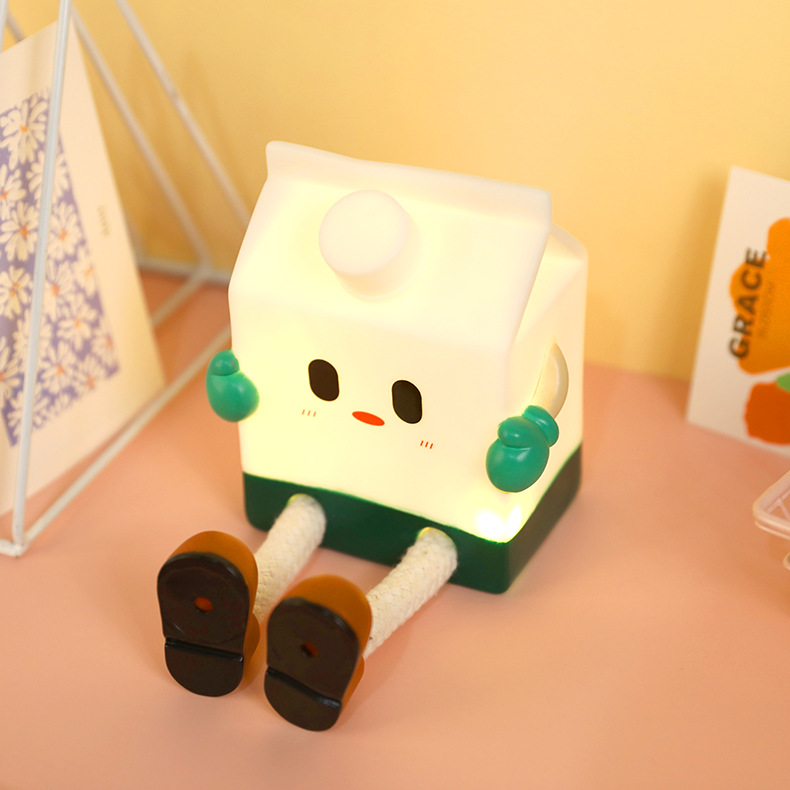 우유 상자 야간 조명 + 원본 상자