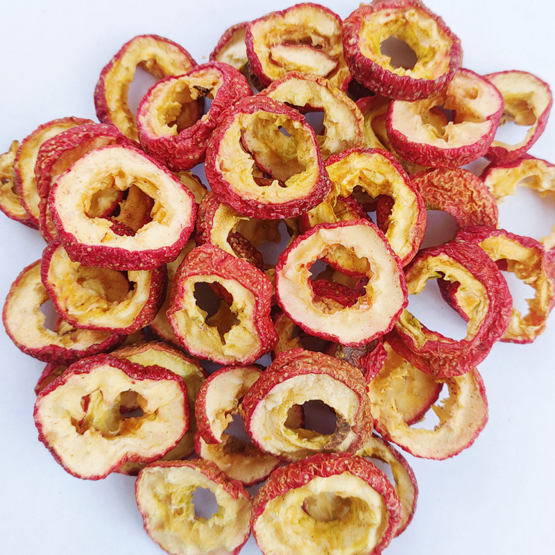 Wholesale new arrival dried hawthorn slices, freeze-dried hawthorn rings, seedless hawthorn rings, bulk hawthorn tea, direct supply from the source manufacturer.