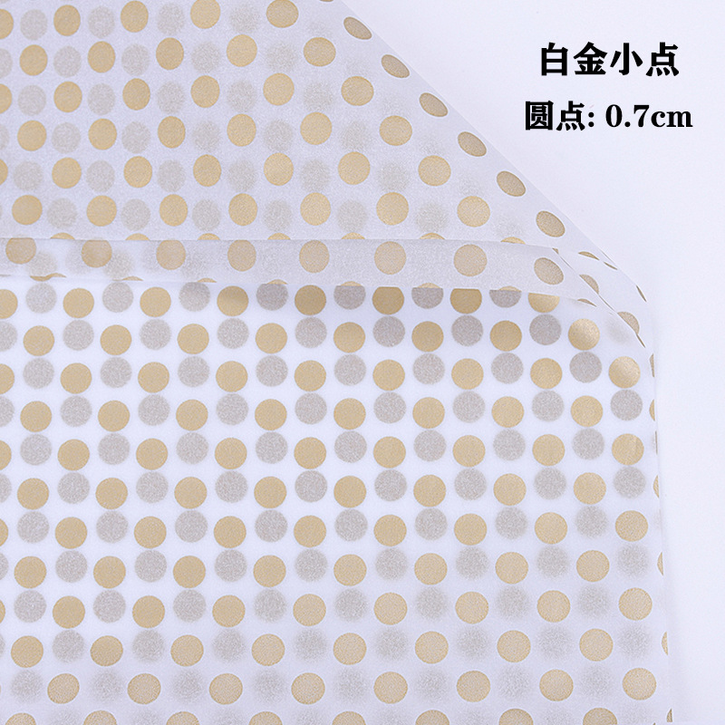 20 piezas 50x70cm tamaño puntos Sydney revestimiento de papel ramo floral flor tienda de flores material de embalaje papel