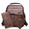 Deep brown+long wallet+short wallet