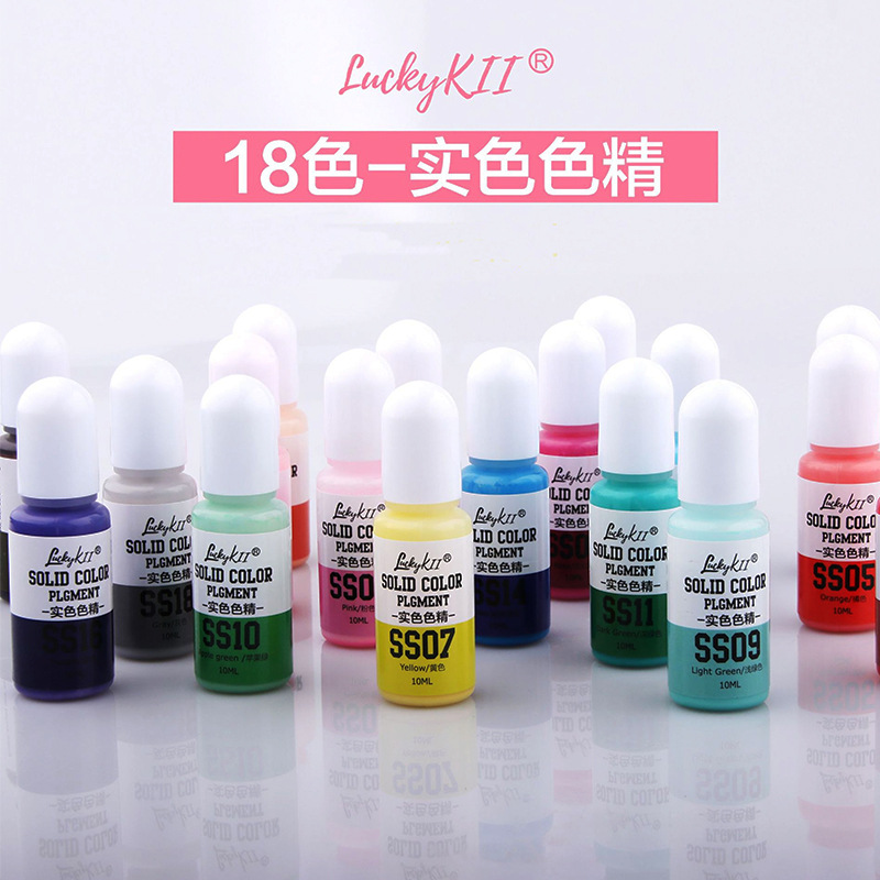 DIY Macaron solid color oil-based colorant DIY crystal dropper color pigment cross-border product ma