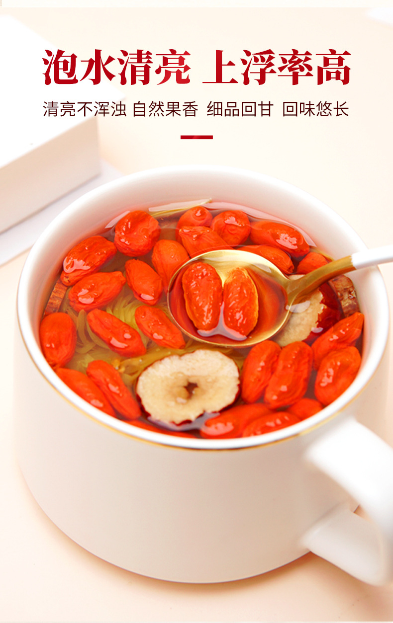 Dried Goji Berries 250g Ningxia Premium Grade Large Red Wolfberry Gou Qi Zi specifications