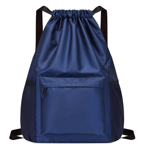 Bag strap double shoulder bag for men and women, travel drawstring bag, large capacity, lightweight, waterproof, dry and wet separation, sports basketball bag