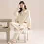 春秋款娃娃领女士秋冬家居服