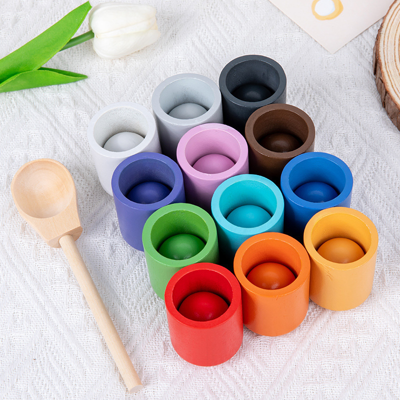 Wooden cognitive smart toy Montessori