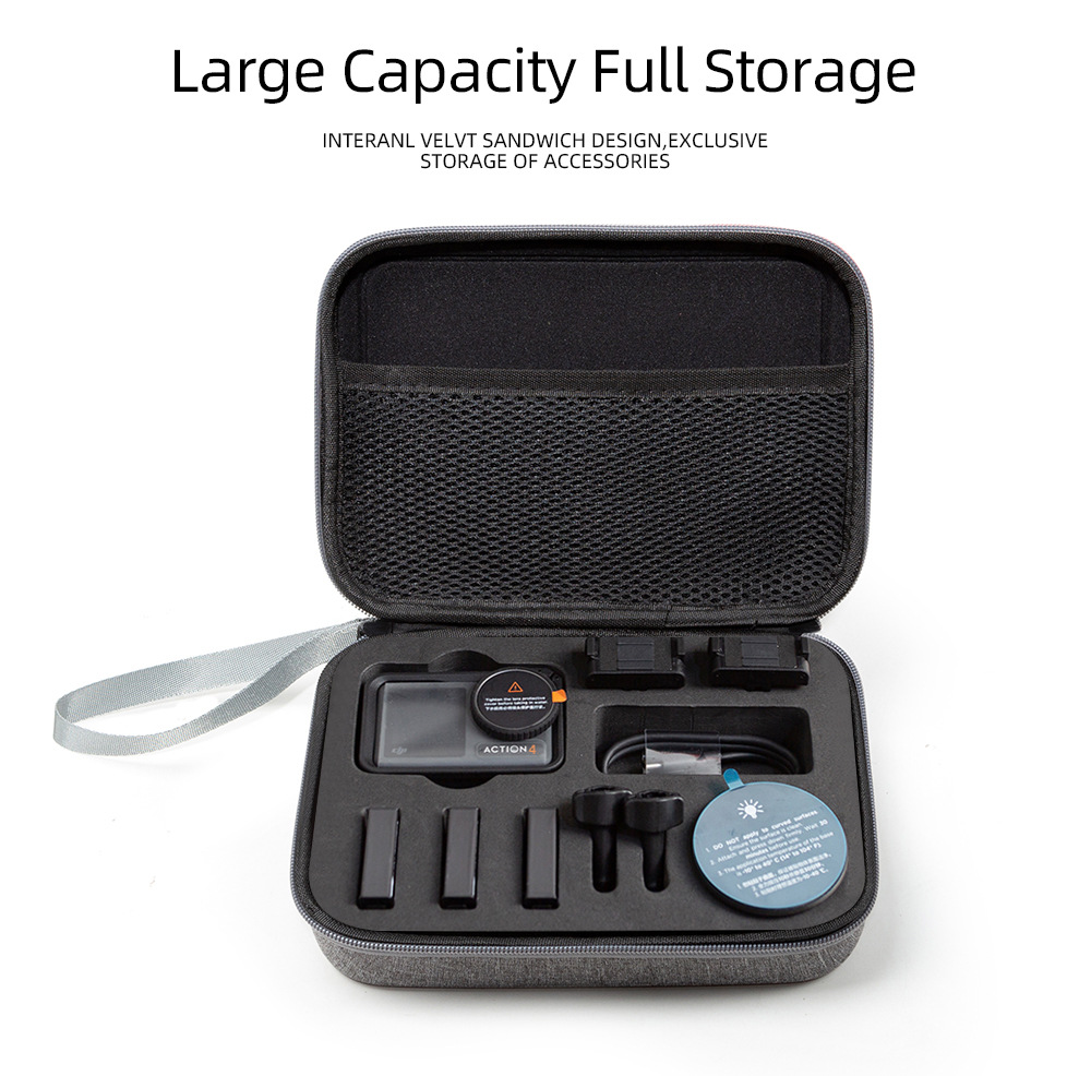 Adecuado para DJI acción 4 deportes Cámara bolsa de almacenamiento portátil bolso DJI Osmo Ling ojo 4 Organización bolsa